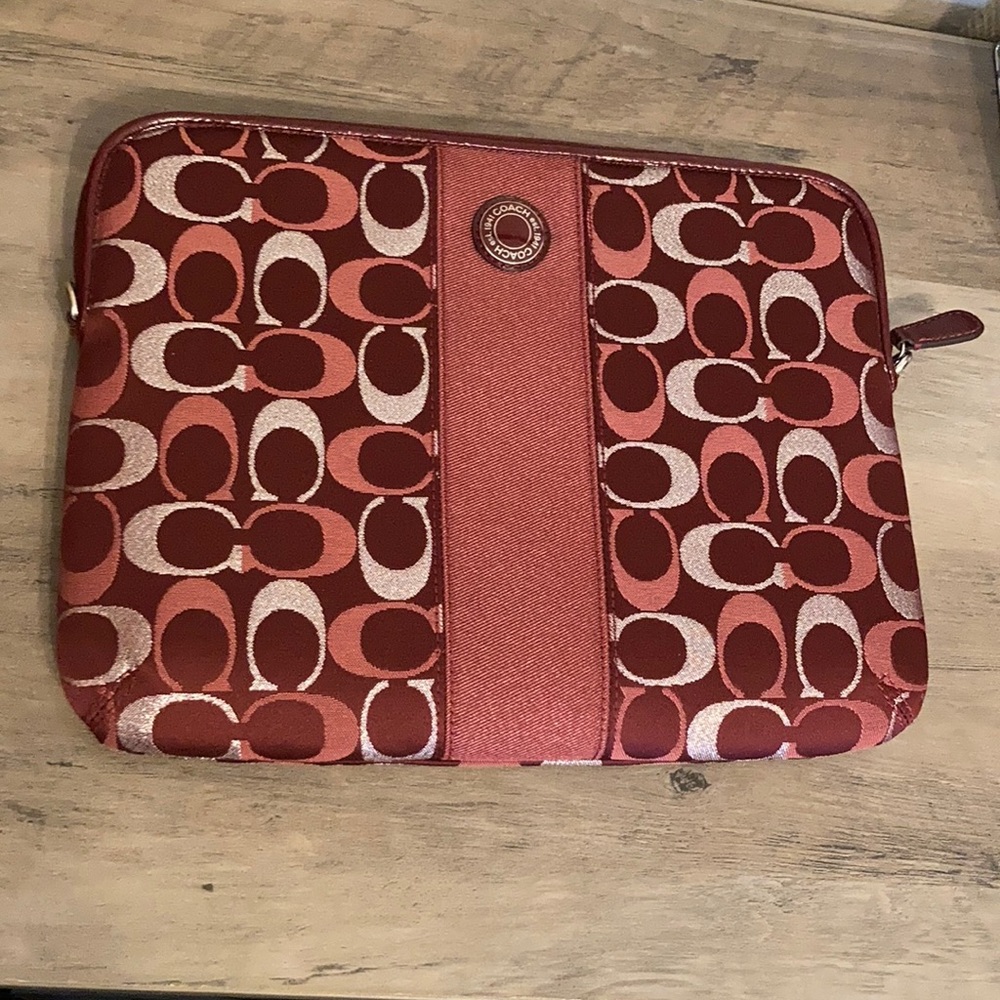Coach iPad sleeve